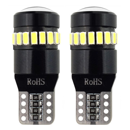 LED-lampor canbus 18smd 3014 + 1smd 1smd t10 w5w vit 12v 24v amio-02446