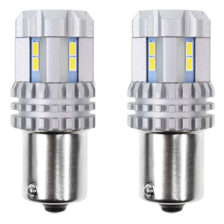 LED-lampor Canbus 3020 ultraljusa 22 SMD 1156 BA15S P21W R10W R5W vit 12V 24V AIMO-02449