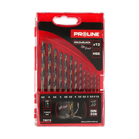Borren för met.hss din338 slip.kr.st.13(1.5-6.5mm) proline