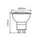 LED-lampan Maclean, GU10, 7W, 220-240V~, 50/60Hz, neutral vit färg, 4000K, 490 lumen, MCE437 NW