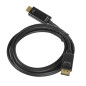 Display Port (DP) - HDMI-kabel Maclean, 4K/30Hz, 1,8m, MCTV-714