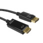 Display Port (DP) - HDMI-kabel Maclean, 4K/30Hz, 1,8m, MCTV-714