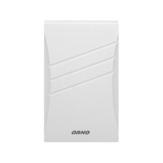 Elektromekanisk tvåtonig ringklocka med inbyggd transformator, BELIS 230V - 8V, vit