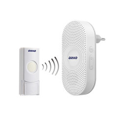 Trådlös ringklocka Longa AC, nätverksansluten, inlärningssystem, 36 ljud, räckvidd 300m.