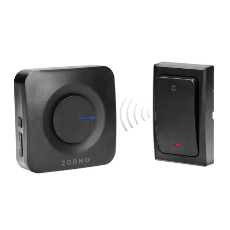 Trådlös ringklocka ONDO AC, nätverksansluten, batterilös knapp, inlärningssystem, 36 ljud, räckvidd 200m.