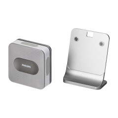 Philips WelcomeBell MP3 trådlös ringklocka, 8 melodier, MP3-uppladdningsfunktion, räckvidd upp till 300m.