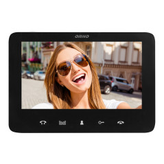 Trådlös videodörrtelefon, färg, LCD 7', med närhetsläsare för nyckelbrickor, intercom, infällt montage, INDI P