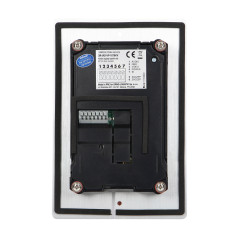 Trådlös videodörrtelefon, färg, LCD 7', med närhetsläsare för nyckelbrickor, intercom, infällt montage, INDI P