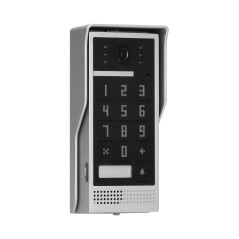 Videodörrsystem, handsfree, färg, LCD 7', intercom, med kodlås, ytmontage, vit, SCUTI