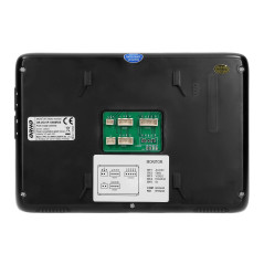 Tvåfamilj videodörrtelefonset utan högtalare, färg, LCD 7', med närhetsnyckelläsare, intercom, infällt, IND