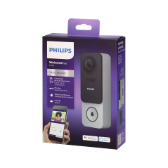 Philips WelcomeEye Link, trådlös videodörrtelefon med WiFi och uppladdningsbart batteri