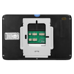 Videomonitor utan hörlurar, färgskärm, LCD 7', för INDI och SCUTI-serien, portöppning, intercom, svart.