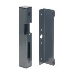 Elektromagnetisk lås i antracitfärg