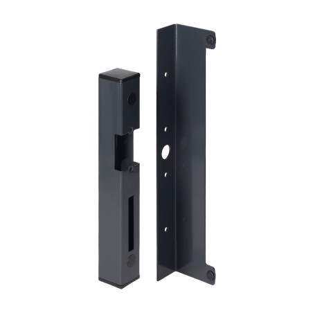 Elektromagnetisk lås H350 lång för 40x40 Svart