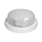 8080T/MAT-RIVA/MS, belysningsarmatur med mikrovågsrörelsesensor, 100W, E27, IP44, mattglas, tändspolar