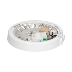 8080T/MAT-RIVA/MS, belysningsarmatur med mikrovågsrörelsesensor, 100W, E27, IP44, mattglas, tändspolar | HandlaSmidigt.se