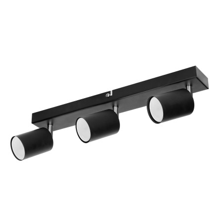 DOA SP 3I, vägg- och takmonterad armatur, GU10 max. 3x50W, IP20, svart