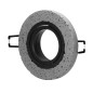 HALISI RM dekorativ ram för spotlights, MR16/GU10 max 50W, rund, rörlig, svart