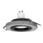 HALISI RM dekorativ ram för spotlights, MR16/GU10 max 50W, rund, rörlig, svart