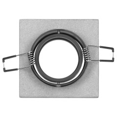 HALISI SM dekorativ ram för spotlights, MR16/GU10 max 50W, kvadratisk, rörlig, svart