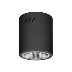 KORIN 10, infälld armatur, 60W, E27, stål, svart