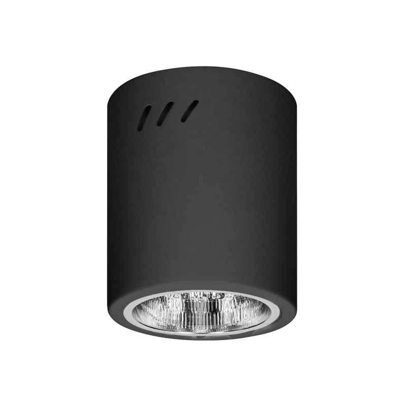 KORIN 10, infälld armatur, 60W, E27, stål, svart