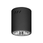 KORIN 10, infälld armatur, 60W, E27, stål, svart