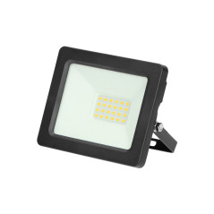 ALLED 20W LED-strålkastare, 1600lm, IP65, 4000K, Aluminium+glas