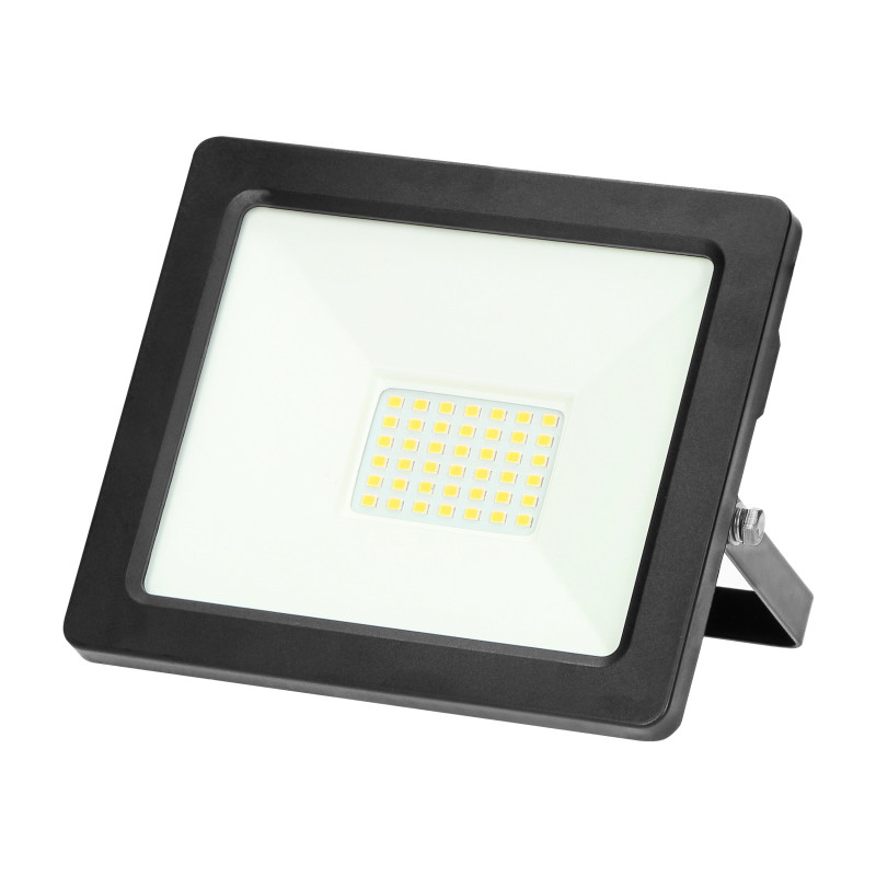 ALLED 30W LED-strålkastare, 2400lm, IP65, 4000K, Aluminium+glas