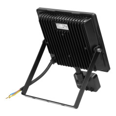 ALLED 50W LED-strålkastare med PIR, 4000lm, IP44, 4000K, aluminium+glas