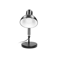 DEON, skrivbordslampa, 60W, E27, hög, stål, svart