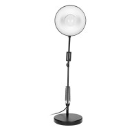 DEON, skrivbordslampa, 60W, E27, hög, stål, svart