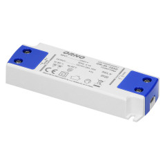 Nätaggregat för LED 12VDC 15W, IP20, höjd 16,5 mm.