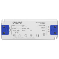 Nätadapter för LED 12VDC 50W, IP20 höjd 18mm