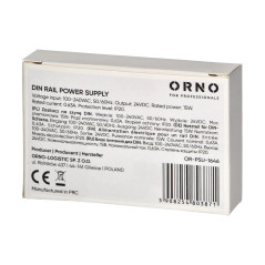 Strömförsörjning för DIN-skena 24VDC, 0,63A, 15W, bredd 1 modul