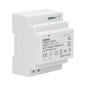 Strömförsörjning på DIN-skena 24VDC, 4A, 100W, bredd 4 moduler.