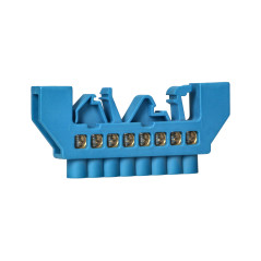 Isolerad skruvlist N, 8 ledningar, blå