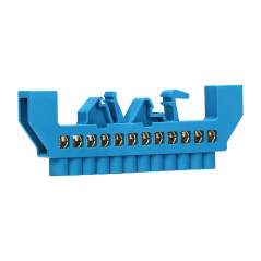 Isolerad skruvlist N, 12 ledningar, blå