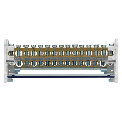 Fördelningsblock med 2 rader, 15 ledningar