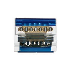 Fördelningsblock med 4 rader, 7 ledningar