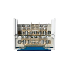 Fördelningsblock med 4 rader, 7 ledningar