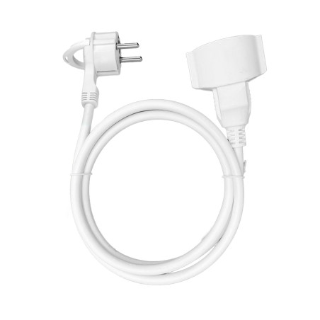 Förlängningssladd för hemmabruk med en kontakt, 1x2P+Z (schuko) 3m, kabel av PVC H05VV-F 3x1,5mm², 230VAC/16A.
