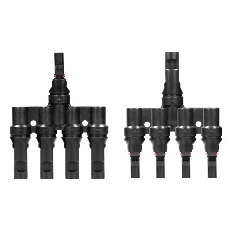 Fördelare 4xMC4, Typ T, för solpaneler