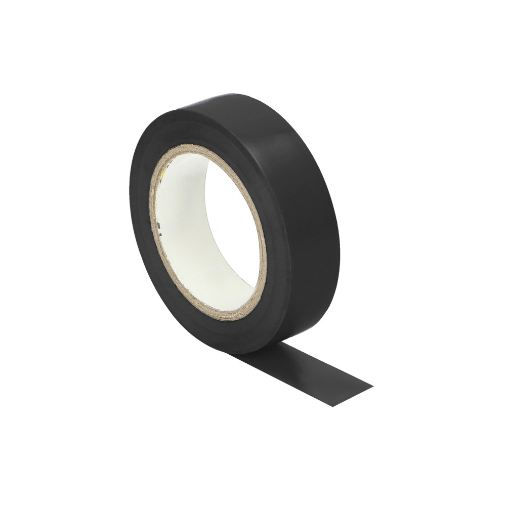 Isoleringsband svart, icke-brännbar, bredd 15 mm, tjocklek 0,13 mm, längd 10 m Isoleringsband svart, icke-brännbar, bredd 15 mm, tjocklek 0,13 mm, längd 10 m
