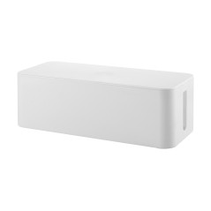 Kabelarrangör - kabelbox L, vit | HandlaSmidigt.se