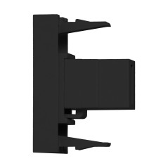 Några USB-data, modulärt uttag 22,5x45mm USB-data 2.0, adapter, svart | HandlaSmidigt.se
