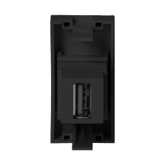 Några USB-data, modulärt uttag 22,5x45mm USB-data 2.0, adapter, svart | HandlaSmidigt.se