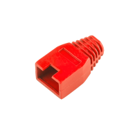 Gummihölje för 8p8c RJ45-kontakt, röd