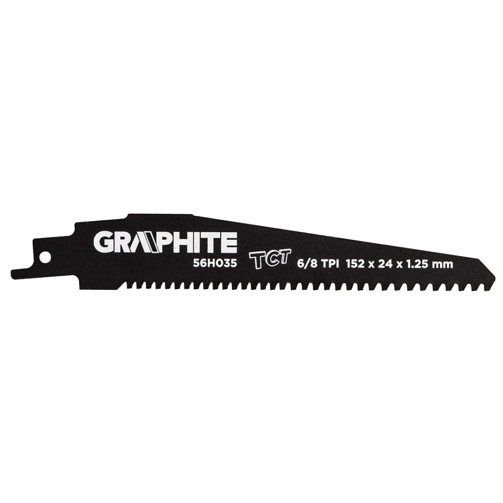 Sågblad för bågfil, HM, 152 x 24 x 1,25 mm, 8/6TPI Sågblad för bågfil, HM, 152 x 24 x 1,25 mm, 8/6TPI