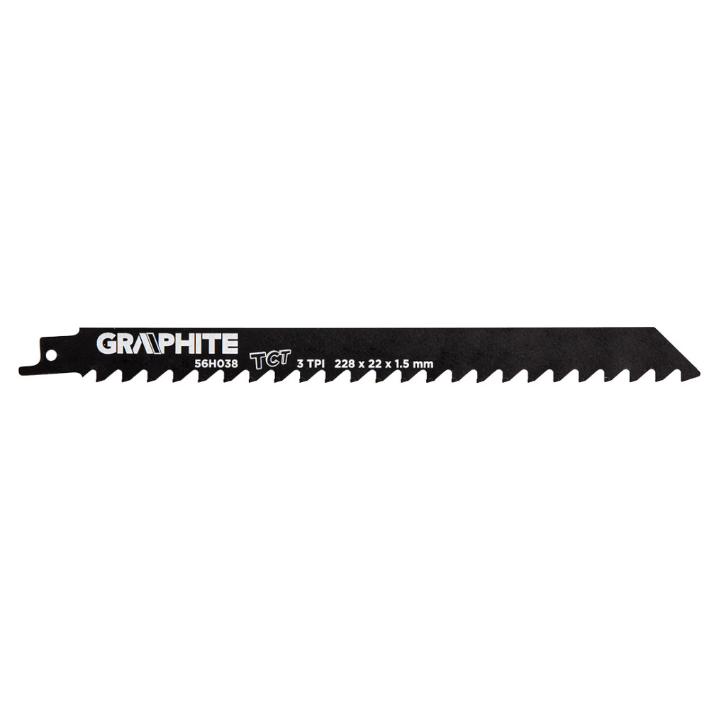 Sågblad för bågfil, HM, 228 x 22 x 1,5 mm, 3TPI Sågblad för bågfil, HM, 228 x 22 x 1,5 mm, 3TPI